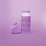 Load image into Gallery viewer, Front view of purple Noz sunscreen for body and for face
